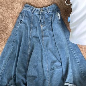 Jean skirt